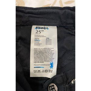 Ksubi ladies black stovepipe jeans